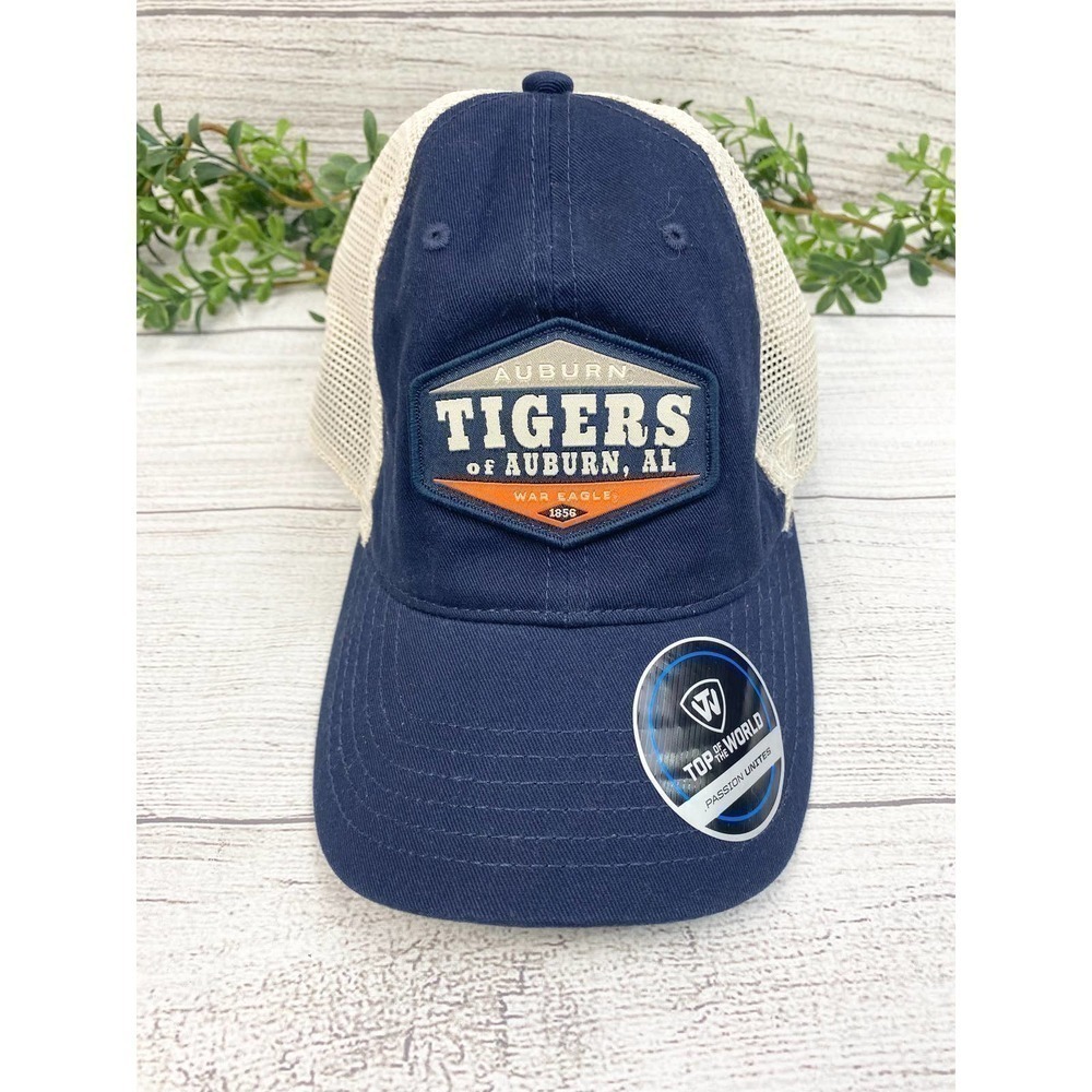 NEW AUBURN TIGERS Mesh Back Adjustable OS Trucker Cap Hat